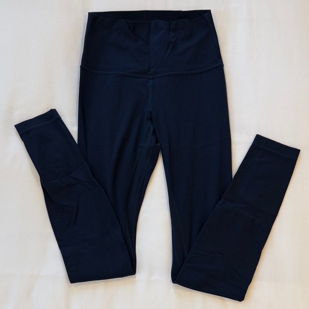 Lululemon Sz 4 - 28” High-Waist Navy Blue Leggings